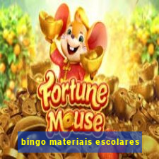 bingo materiais escolares